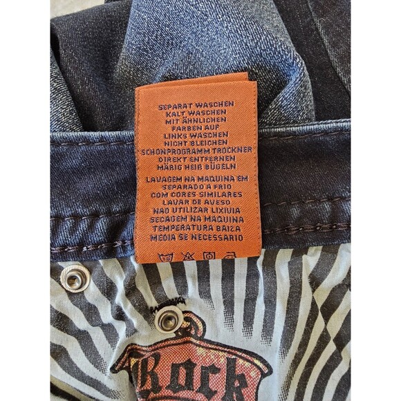 Rock Revival Jeans Women's Blue Denim Zea Skinny Size 29 - Picture 10 of 11